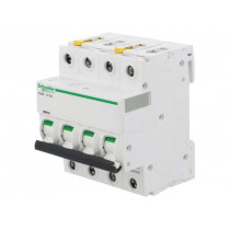 A9F03416; Circuit breaker; 400VAC; Inom: 16A; Poles: 4; DIN; Charact: B; 6kA; SCHNEIDER ELECTRIC