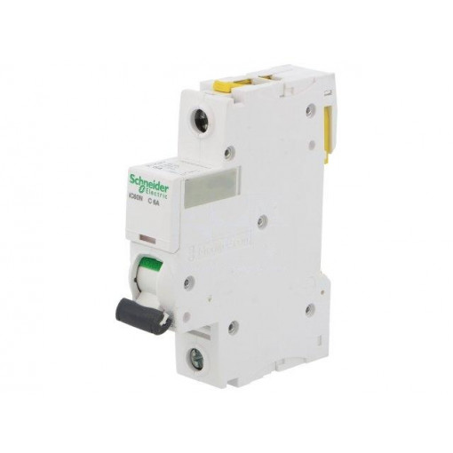 A9F04106; Circuit breaker; 230VAC; Inom: 6A; Poles: 1; DIN; Charact: C; 6kA; SCHNEIDER ELECTRIC