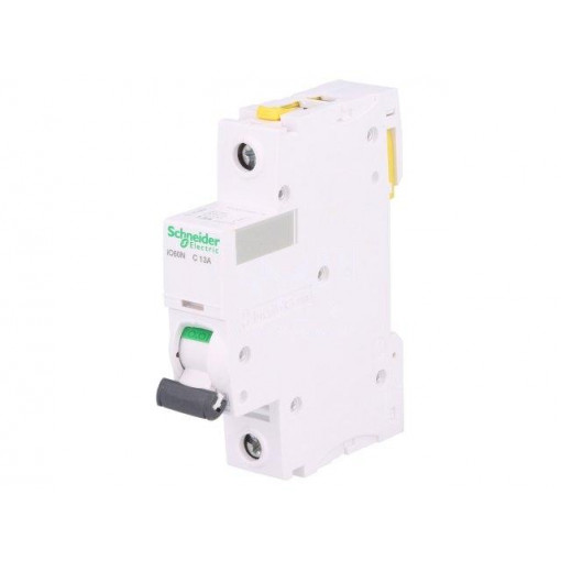 A9F04113; Circuit breaker; 230VAC; Inom: 13A; Poles: 1; DIN; Charact: C; 6kA; SCHNEIDER ELECTRIC