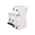A9F04201; Circuit breaker; 400VAC; Inom: 1A; Poles: 2; DIN; Charact: C; 6kA; SCHNEIDER ELECTRIC
