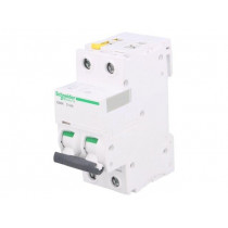 A9F04216; Circuit breaker; 400VAC; Inom: 16A; Poles: 2; DIN; Charact: C; 6kA; SCHNEIDER ELECTRIC