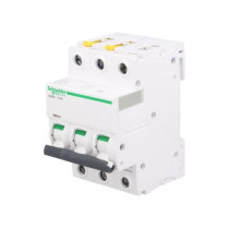 A9F04304; Circuit breaker; 400VAC; Inom: 4A; Poles: 3; DIN; Charact: C; 6kA; SCHNEIDER ELECTRIC