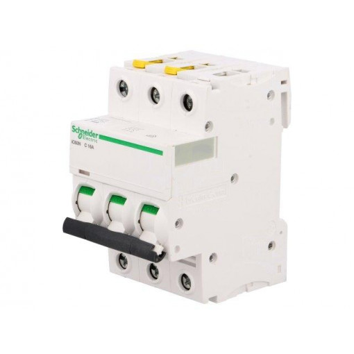 A9F04316; Circuit breaker; 400VAC; Inom: 16A; Poles: 3; DIN; Charact: C; 6kA; SCHNEIDER ELECTRIC