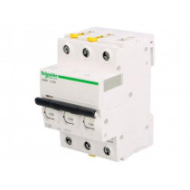 A9F04325; Circuit breaker; 400VAC; Inom: 25A; Poles: 3; DIN; Charact: C; 6kA; SCHNEIDER ELECTRIC