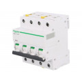 A9F04410; Circuit breaker; 400VAC; Inom: 10A; Poles: 4; DIN; Charact: C; 6kA; SCHNEIDER ELECTRIC