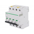 A9F04416; Circuit breaker; 400VAC; Inom: 16A; Poles: 4; DIN; Charact: C; 6kA; SCHNEIDER ELECTRIC