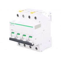 A9F04425; Circuit breaker; 400VAC; Inom: 25A; Poles: 4; DIN; Charact: C; 6kA; SCHNEIDER ELECTRIC