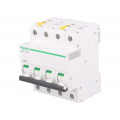 A9F04440; Circuit breaker; 400VAC; Inom: 40A; Poles: 4; DIN; Charact: C; 6kA; SCHNEIDER ELECTRIC