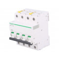A9F04450; Circuit breaker; 400VAC; Inom: 50A; Poles: 4; DIN; Charact: C; 6kA; SCHNEIDER ELECTRIC