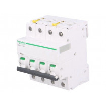 A9F04450; Circuit breaker; 400VAC; Inom: 50A; Poles: 4; DIN; Charact: C; 6kA; SCHNEIDER ELECTRIC