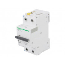 A9F04602; Circuit breaker; 400VAC; Inom: 2A; Poles: 1+N; DIN; Charact: C; 6kA; SCHNEIDER ELECTRIC