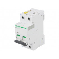 A9F04606; Circuit breaker; 400VAC; Inom: 6A; Poles: 1+N; DIN; Charact: C; 6kA; SCHNEIDER ELECTRIC