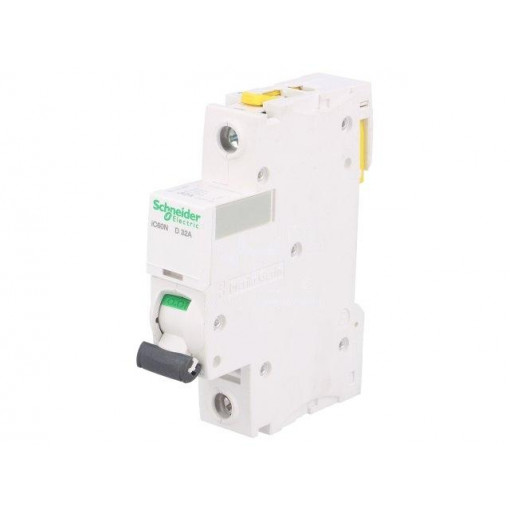 A9F05132; Circuit breaker; 230VAC; Inom: 32A; Poles: 1; DIN; Charact: D; 6kA; SCHNEIDER ELECTRIC