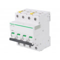 A9F05432; Circuit breaker; 400VAC; Inom: 32A; Poles: 4; DIN; Charact: D; 6kA; SCHNEIDER ELECTRIC