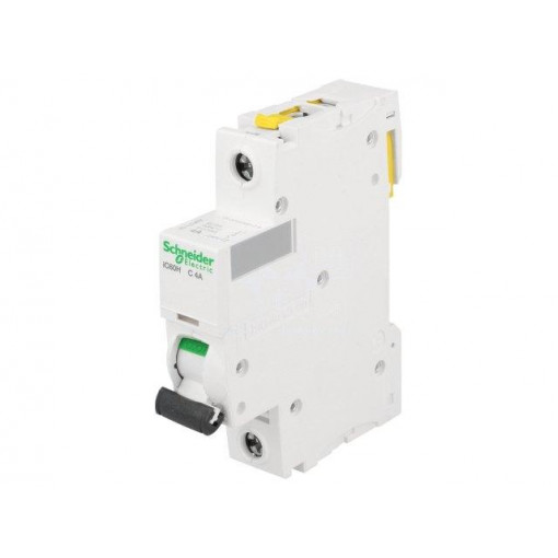 A9F07104; Circuit breaker; 230VAC; Inom: 4A; Poles: 1; DIN; Charact: C; 10kA; SCHNEIDER ELECTRIC