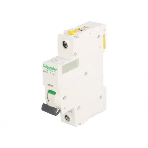 A9F07110; Circuit breaker; 230VAC; Inom: 10A; Poles: 1; DIN; Charact: C; 10kA; SCHNEIDER ELECTRIC