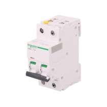 A9F07201; Circuit breaker; 400VAC; Inom: 1A; Poles: 2; DIN; Charact: C; 10kA; SCHNEIDER ELECTRIC