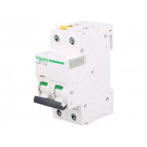 A9F07210; Circuit breaker; 400VAC; Inom: 10A; Poles: 2; DIN; Charact: C; 10kA; SCHNEIDER ELECTRIC