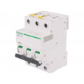 A9F07302; Circuit breaker; 400VAC; Inom: 2A; Poles: 3; DIN; Charact: C; 10kA; SCHNEIDER ELECTRIC