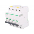 A9F07425; Circuit breaker; 400VAC; Inom: 25A; Poles: 4; DIN; Charact: C; 10kA; SCHNEIDER ELECTRIC A9F07425; Circuit breaker; 400VAC; Inom: 25A; Poles: 4; DIN; Charact: C; 10kA; SCHNEIDER ELECTRIC