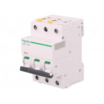 A9F08316; Circuit breaker; 400VAC; Inom: 16A; Poles: 3; DIN; Charact: D; 10kA; SCHNEIDER ELECTRIC