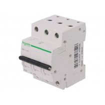 A9K02316; Circuit breaker; 400VAC; 16A; Poles: 3; DIN; Charact: C; SCHNEIDER ELECTRIC