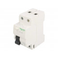 A9Z01225; RCD breaker; Inom: 25A; Ires: 30mA; Poles: 2; 400V; Mounting: DIN; SCHNEIDER ELECTRIC