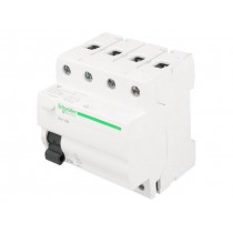 A9Z01425; RCD breaker; Inom: 25A; Ires: 30mA; Poles: 4; 400V; Mounting: DIN; SCHNEIDER ELECTRIC