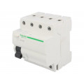 A9Z01463; RCD breaker; Inom: 63A; Ires: 30mA; Poles: 4; 400V; Mounting: DIN; SCHNEIDER ELECTRIC