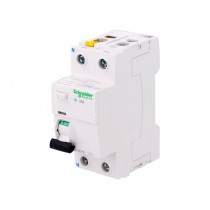 A9Z11225; RCD breaker; Inom: 25A; Ires: 30mA; Poles: 2; 400V; Mounting: DIN; SCHNEIDER ELECTRIC