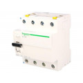 A9Z11425; RCD breaker; Inom: 25A; Ires: 30mA; Poles: 4; 400V; Mounting: DIN; SCHNEIDER ELECTRIC