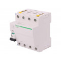 A9Z21425; RCD breaker; Inom: 25A; Ires: 30mA; Poles: 4; 400V; Mounting: DIN; SCHNEIDER ELECTRIC