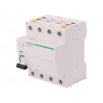 A9Z21425; RCD breaker; Inom: 25A; Ires: 30mA; Poles: 4; 400V; Mounting: DIN; SCHNEIDER ELECTRIC