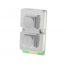 AK-102-B-SSS-WP-MM; Keypad; No.of butt: 2; metal; Mech.durability: 1000000cycles; 1.5N; ACCORD