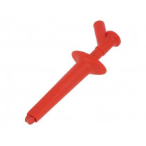 66.9474-22; Clip-on probe; crocodile; 16A; 1kVDC; red; 4mm; STÄUBLI