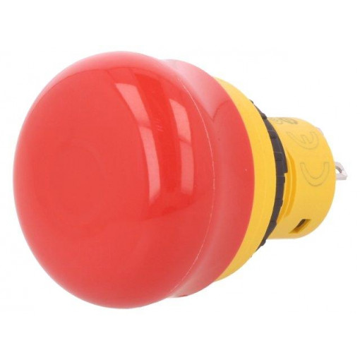 AB6E-3BV02PRH; Switch: emergency stop; Stabl.pos: 2; NC x2; 16mm; red; IP65; Pos: 2; IDEC AB6E-3BV02PRH; Switch: emergency stop; Stabl.pos: 2; NC x2; 16mm; red; IP65; Pos: 2; IDEC