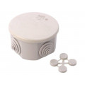 00802; Enclosure: junction box; Ø: 80mm; Z: 40mm; wall mount; IP44; grey; ABB 00802; Enclosure: junction box; Ø: 80mm; Z: 40mm; wall mount; IP44; grey; ABB