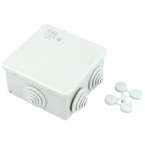 00810; Enclosure: junction box; X: 80mm; Y: 80mm; Z: 40mm; wall mount; IP44; ABB 00810; Enclosure: junction box; X: 80mm; Y: 80mm; Z: 40mm; wall mount; IP44; ABB