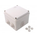 00821; Enclosure: junction box; X: 100mm; Y: 100mm; Z: 80mm; wall mount; ABB 00821; Enclosure: junction box; X: 100mm; Y: 100mm; Z: 80mm; wall mount; ABB