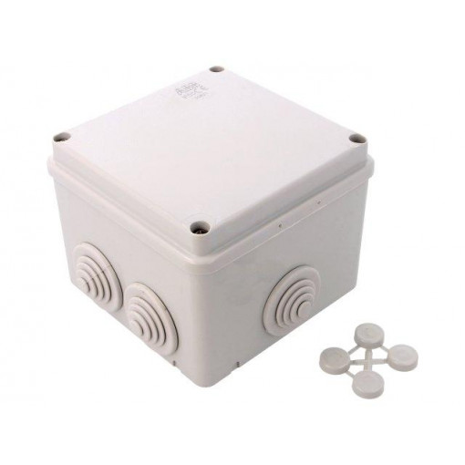 00821; Enclosure: junction box; X: 100mm; Y: 100mm; Z: 80mm; wall mount; ABB 00821; Enclosure: junction box; X: 100mm; Y: 100mm; Z: 80mm; wall mount; ABB