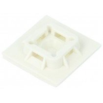 ABM100-A-C; Screw down self-adhesive holder; polyamide; white; Ht: 5.1mm; PANDUIT ABM100-A-C; Screw down self-adhesive holder; polyamide; white; Ht: 5.1mm; PANDUIT