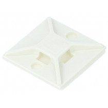 ABM2S-A-C; Screw down self-adhesive holder; ABS; white; Ht: 4.2mm; L: 25.4mm; PANDUIT ABM2S-A-C; Screw down self-adhesive holder; ABS; white; Ht: 4.2mm; L: 25.4mm; PANDUIT