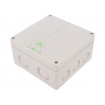 81041001; Enclosure: junction box; X: 140mm; Y: 140mm; Z: 79mm; polystyrene; SPELSBERG