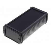 84060100 MT7; Enclosure: with panel; ALUBOS; X: 57mm; Y: 100mm; Z: 32mm; aluminium; BOPLA