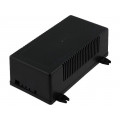 KM-107 BK; Enclosure: for power supplies; X: 112mm; Y: 222mm; Z: 72mm; ABS; MASZCZYK