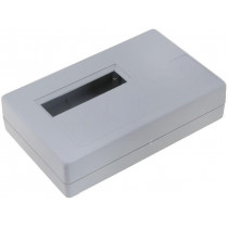 KM-33A GY; Enclosure: for devices with displays; X: 118mm; Y: 74mm; Z: 29mm; MASZCZYK
