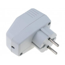 KM-46 GY; Enclosure: for power supplies; X: 45mm; Y: 70mm; Z: 40mm; ABS; grey; MASZCZYK KM-46 GY; Enclosure: for power supplies; X: 45mm; Y: 70mm; Z: 40mm; ABS; grey; MASZCZYK