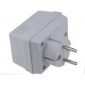 KM-47 GY; Enclosure: for power supplies; X: 52mm; Y: 73mm; Z: 46mm; ABS; grey; MASZCZYK