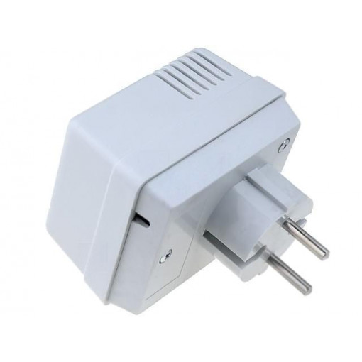 KM-48 GY; Enclosure: for power supplies; vented; X: 63mm; Y: 73mm; Z: 46mm; ABS; MASZCZYK