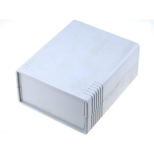 KM-48N GY; Enclosure: with panel; X: 91mm; Y: 111mm; Z: 49mm; ABS; grey; MASZCZYK